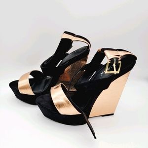 Liliana size 10 wedge heels